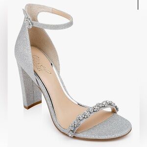 Jewel Badgley Mischka “Alyssa” Block Heel Sandals – Size 7.5 – NWT